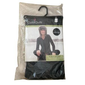 NWT Cuddl Duds Soft Comfort Long Sleeve V-Neck Sz XL